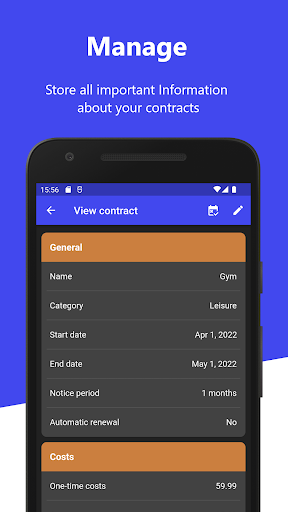 Contract Reminder Screen 2