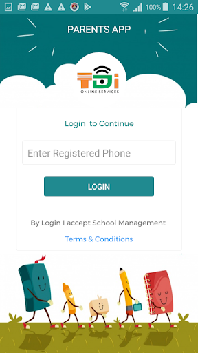 TDI School App Parent Screen 2