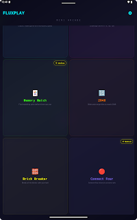 FluxPlay: Arcade & Puzzle Game