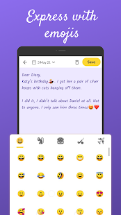 My Personal Diary - Simple diary with lock offline 1.8 APK screenshots 4