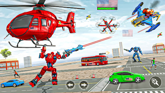Drone Bus Robot Game v1.2.5 (Unlocked) Gallery 3