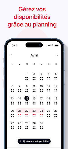 Android application Interaction Groupe screenshort