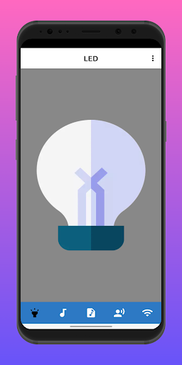 Android application Wireless LED screenshort