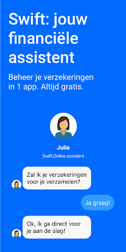 Android application Swift.Online Verzekeringen screenshort