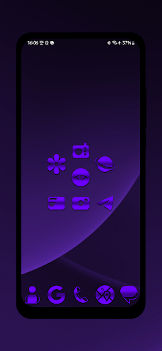 Screenshot of Purple Fused Metal Icon Pack