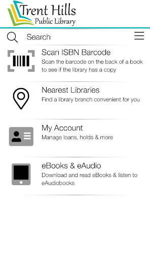 Android application Trent Hills Public Library screenshort