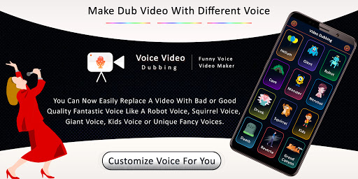 Android application Video Voice Dubbing - Funny Vi screenshort
