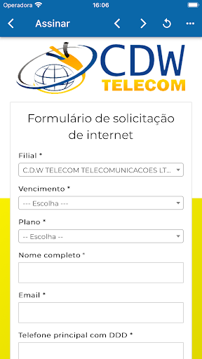 CDW Telecom Screen 2