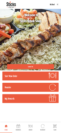 Android application Sticks Kebob Shop screenshort