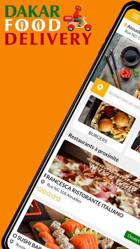 Android application Dakar Food Delivery screenshort