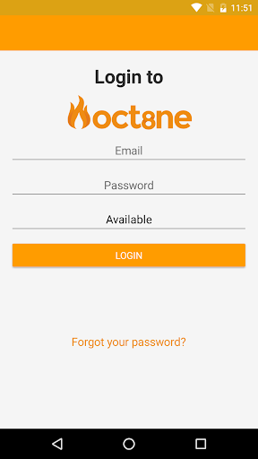 Android application Oct8ne Dashboard screenshort
