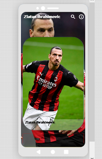 Android application Zlatan Ibrahimovic Biography screenshort