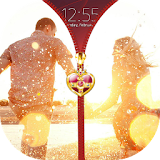 Couple Zipper Lock Screen icon