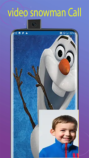 video call Snowman chat game simulation