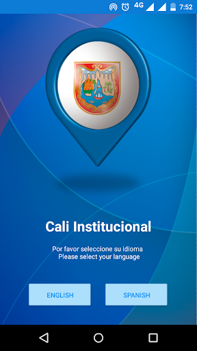 Android application Cali Institucional screenshort