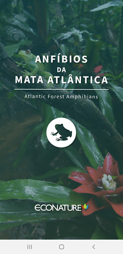 Android application Anfíbios da Mata Atlântica screenshort