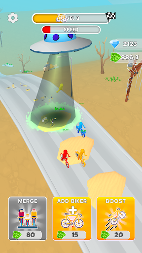 Survival Bicycle Race Screen 2