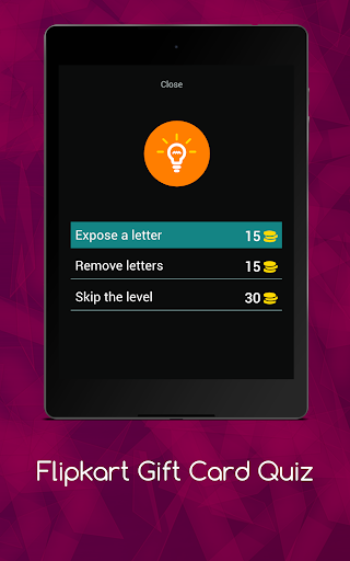 Flipkart Gift Card Quiz