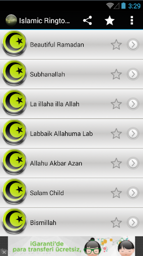 Islamic Ringtones Screen 2