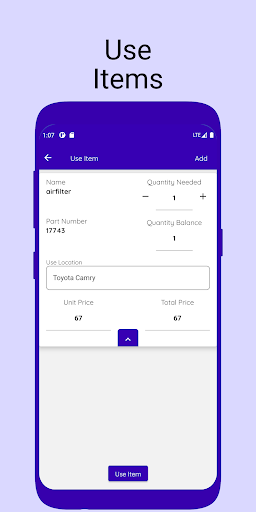 Item Tracker Screen 3