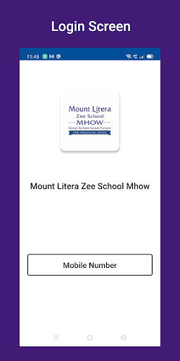 Android application Mount Litera Zee School Mhow screenshort