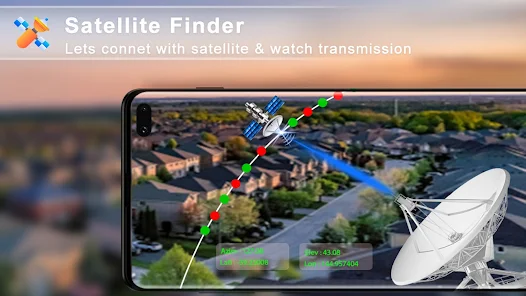CSL - Satfinder pointeur Satellite avec échelle de Niveau - Affichage par  Aiguille Instrument de Mesure - Compatible HD - pour positionnement  d'antennes Satellite installations : : High-Tech