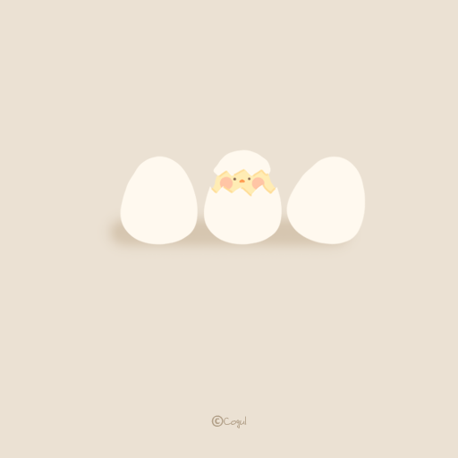 카카오톡 테마 - 말랑말랑병아리_소프트베이지 logo