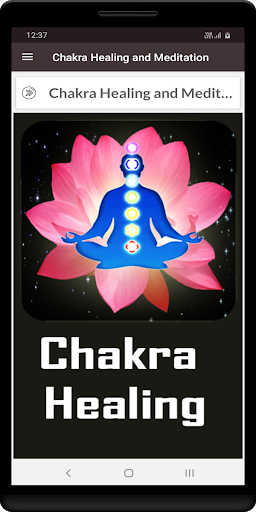 Android application Chakra Healing and Meditation screenshort