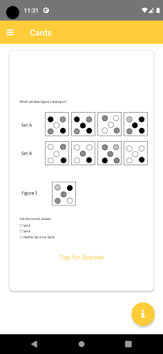 Non-verbal Reasoning Questions Screen 3