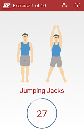 Rapid Fitness - Cardio Workout Screen 3