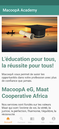 Android application MacoopA FR screenshort