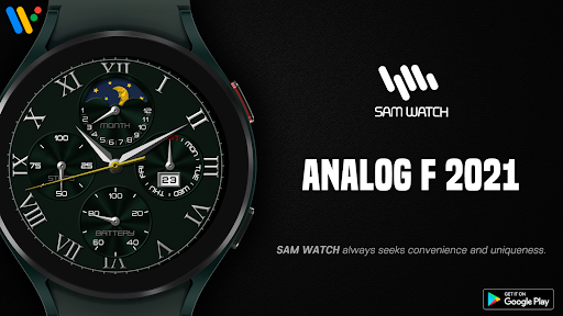 Android application SamWatch Analog F 2021 screenshort