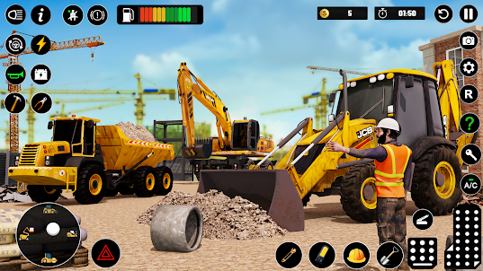 Road construction JCB games 3D