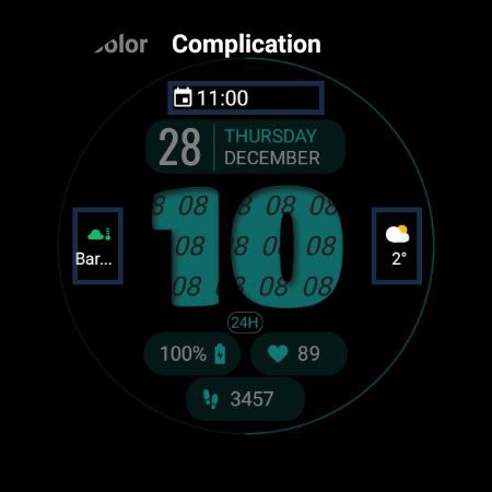 Dens BigHours Watch Face screenshot 17