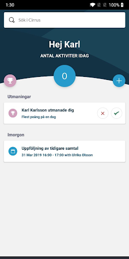 Cirrus - Sales CRM Screen 3