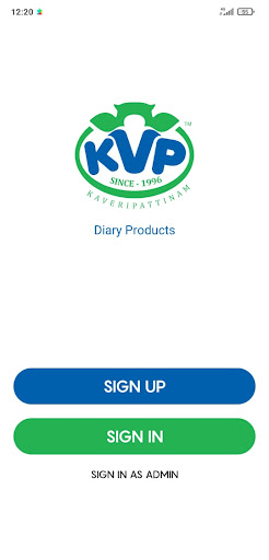 KVP Dairy Product App Screen 3