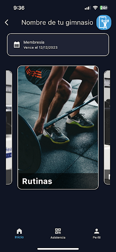 Fit Manage App Screen 2