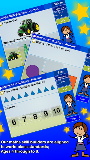 Android application Maths Skill Builders Primary screenshort