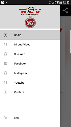 Android application Rcv Radio Network screenshort