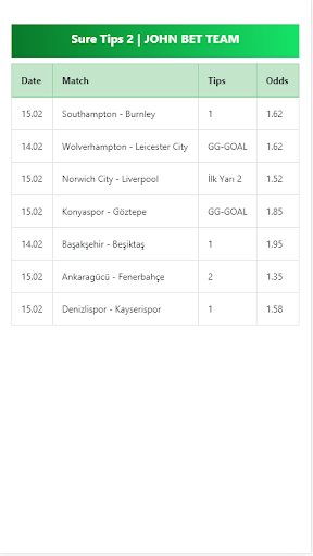Betting Analyzer Screen 3