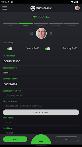 AusComply Screen 3