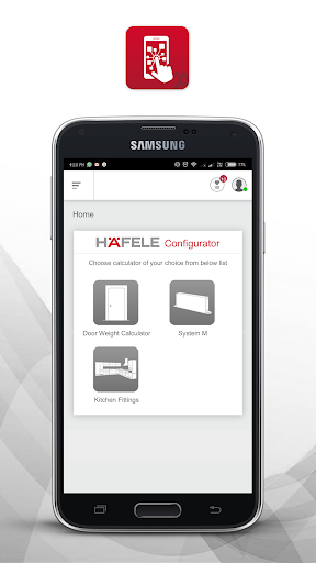Hafele Configurator Screen 2