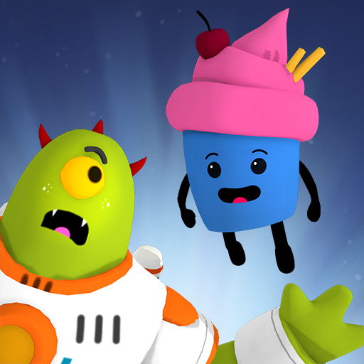 Aliens away! Brainteaser game logo