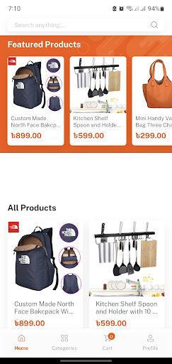 Android application EorSHOP Your Shopping Mentor screenshort