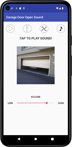 Android application Garage Door Open Sound screenshort