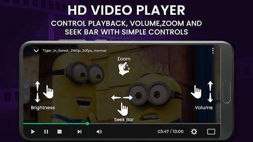 HD Video Player Screen 3