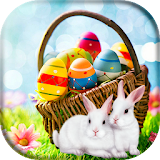Easter stickers icon