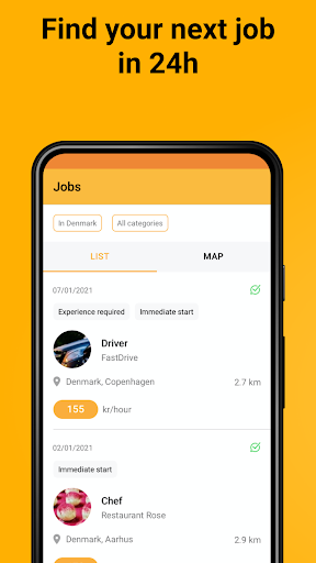 Android application Workee: Find Jobs & Hire Staff screenshort