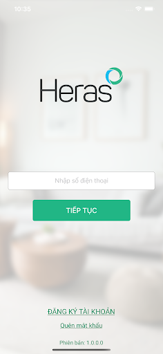 Android application Heras screenshort