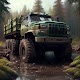 Mud Truck Offroad Runner Game